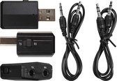 XIB Bluetooth 5.0 USB audio 3 in 1 transmitter / Audio ontvanger / Audio adapter / Bluetooth transmitter - Jack tulp aansluiting
