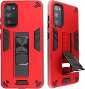 Wicked Narwal | Stand Hardcase Backcover voor Samsung Samsung Galaxy S20 FE Rood