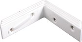 TQ4U stoelhoek |5 60 x 50 mm | 16 mm breed | wit | 4 STUKS