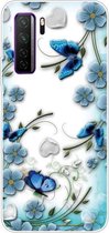 Voor Huawei P40 lite 5G / nova 7 SE schokbestendig Painted TPU beschermhoes (Chrysanthemum Butterfly)