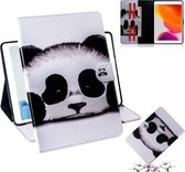Voor iPad 10.2 / 10.5 / Air 2019 3D Gekleurde Tekening Horizontale Flip Leren Case met Houder & Kaartsleuven & Portemonnee (Panda)