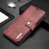 Voor Galaxy S20 + DG.MING Crazy Horse Texture Flip afneembare magnetische lederen tas met houder & kaartsleuven en portemonnee (rood)