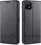 Voor Huawei Enjoy 20 AZNS Magnetische Kalfsstructuur Horizontale Flip Leren Case met Kaartsleuven & Houder & Portemonnee (Zwart)