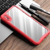 Voor iPhone XS / X iPAKY Dawn Series Airbag schokbestendig TPU-hoesje (rood)