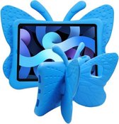 Butterfly Bracket Style EVA schokbestendige beschermhoes voor kinderen voor iPad Air (2020) 10.9 (blauw)