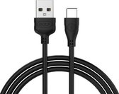 GOLF GC-63t Wijnglasstijl USB-C / Type-C naar USB 2A Snel opladen USB-datakabel voor Galaxy S8 & S8 + / LG G6 / Huawei P10 & P10 Plus / Xiaomi Mi 6 & Max 2 en andere smartphones (zwart)