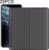 25 STKS Anti-gluren plasma-olie gecoat hoog aluminium slijtvaste gehard glasfilm voor iPhone 11 Pro