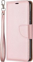 Huawei P40 Hoesje - Mobigear - Excellent Serie - Kunstlederen Bookcase - Roségoud - Hoesje Geschikt Voor Huawei P40