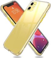 Voor iPhone 11 iPAKY Starshine-serie schokbestendig TPU + pc-hoesje (transparant + geel)