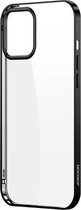 Voor iPhone 12 Pro Max JOYROOM nieuwe mooie serie schokbestendige TPU-beplating beschermhoes (zwart)