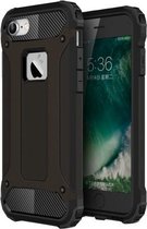 Voor iPhone 8 & 7 Tough Armor TPU + pc combinatiehoes (zwart)