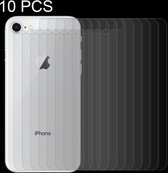 10 STKS voor iPhone 8 & 7 0.3mm 9 H Oppervlaktehardheid 2.5D Gebogen Rand Explosieveilige Premium Gehard Glas Back Screen Protector