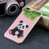 Panda Pattern Soft TPU Case voor iPhone 8 Plus & 7 Plus