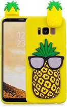 Voor Galaxy S8 + 3D Cartoon patroon schokbestendig TPU beschermhoes (grote ananas)