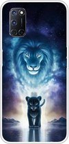 Voor OPPO A52 / A72 / A92 Gekleurde tekening Clear TPU Cover Beschermende hoesjes (The Lion King)