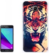 Voor Galaxy J2 Prime / G532 Tiger Pattern TPU Back Case