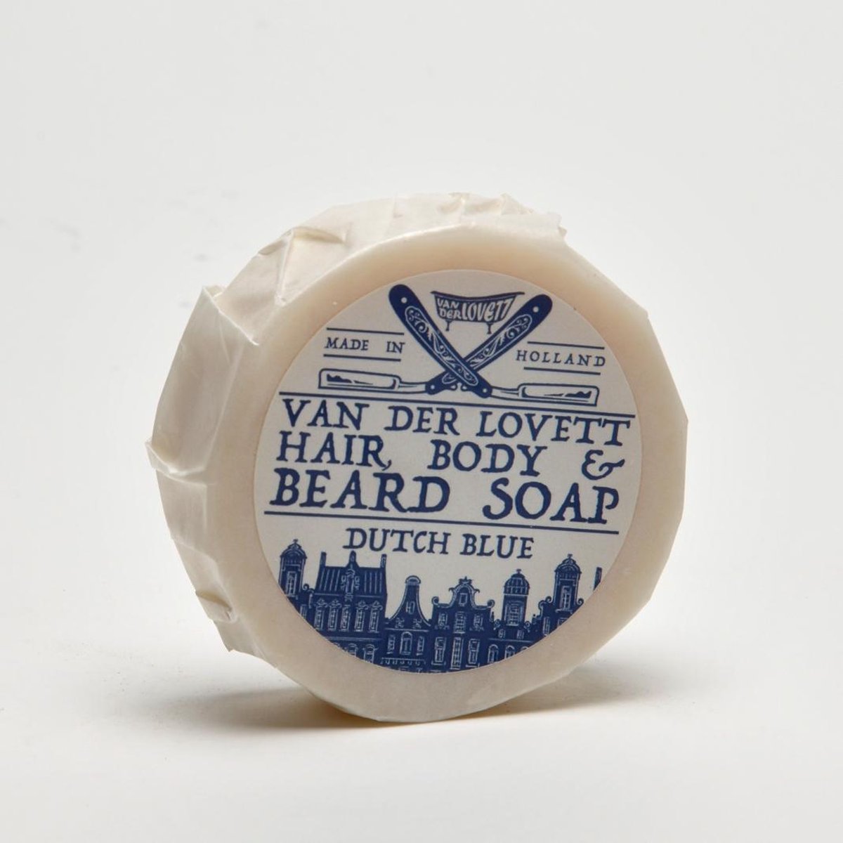 Van Der Lovett Dutch Blue Hair, Body & Beard Soap Zeep 60gr