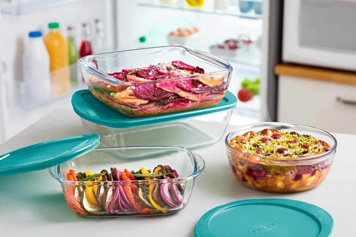 PYREX - Cook & Store Schaal Vierkant Inclusief Deksel - 2,2l — cadeau in Kookcadeaus - foto 8
