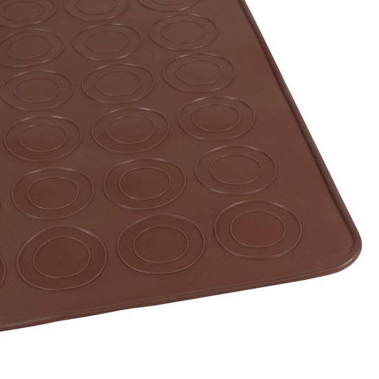 Krumble Macaron bakset / Macaron cuisson mat / poche à douille / poche à douille avec bouche / éviers / Garneergerei / ustensile de cuisine / Décoration de gâteaux - 28 x 37 (L xl) - avec 4 buses