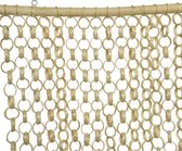 Decoris - Bamboo deco en vliegen deurgordijn 90 x 200 cm - Anti insecten