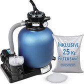 Bol.com Monzana Zandfiltersysteem - 11.000 l/u 30l Tank 7-weg & Filterglas aanbieding