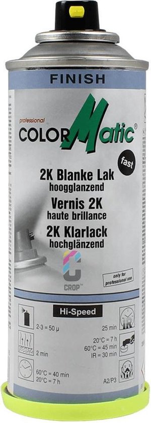 Reclame Philadelphia Broederschap Motip ColorMatic Professional 2k blanke lak hoogglans - 200 ml. | bol.com