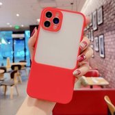 Candy Color schokbestendig TPU-hoesje voor iPhone 12 Pro Max (rood)