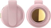 MF019 Kleine wervelwind bladerloze ventilator draagbare clip taille ventilator (roze)