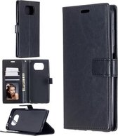 Voor Geschikt voor Xiaomi Poco X3 NFC Crazy Horse Texture Horizontale Flip lederen tas met houder & kaartsleuven & portemonnee & fotolijst (zwart)