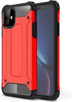 Magic Armor TPU + pc-combinatiehoes voor iPhone 11 (rood)