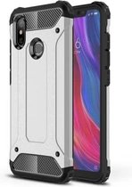 Magic Armor TPU + pc-hoesje voor Xiaomi Mi 8 (zilver)