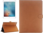 Vintage stijl horizontale flip lederen tas met houder voor iPad Pro 9,7 inch (geel)