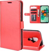 R64 Texture Single Fold Horizontale Flip Leather Case voor Huawei Mate 30 Lite / Nova 5i Pro, met houder & kaartsleuven & portemonnee (rood)