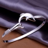 Lumici® | Dolfijn Armband  - Visje - Dolfijn - Cadeau Voor Vrouwen - Moederdag Cadeau - Valentijn - Liefde - Verrassing - Zilver
