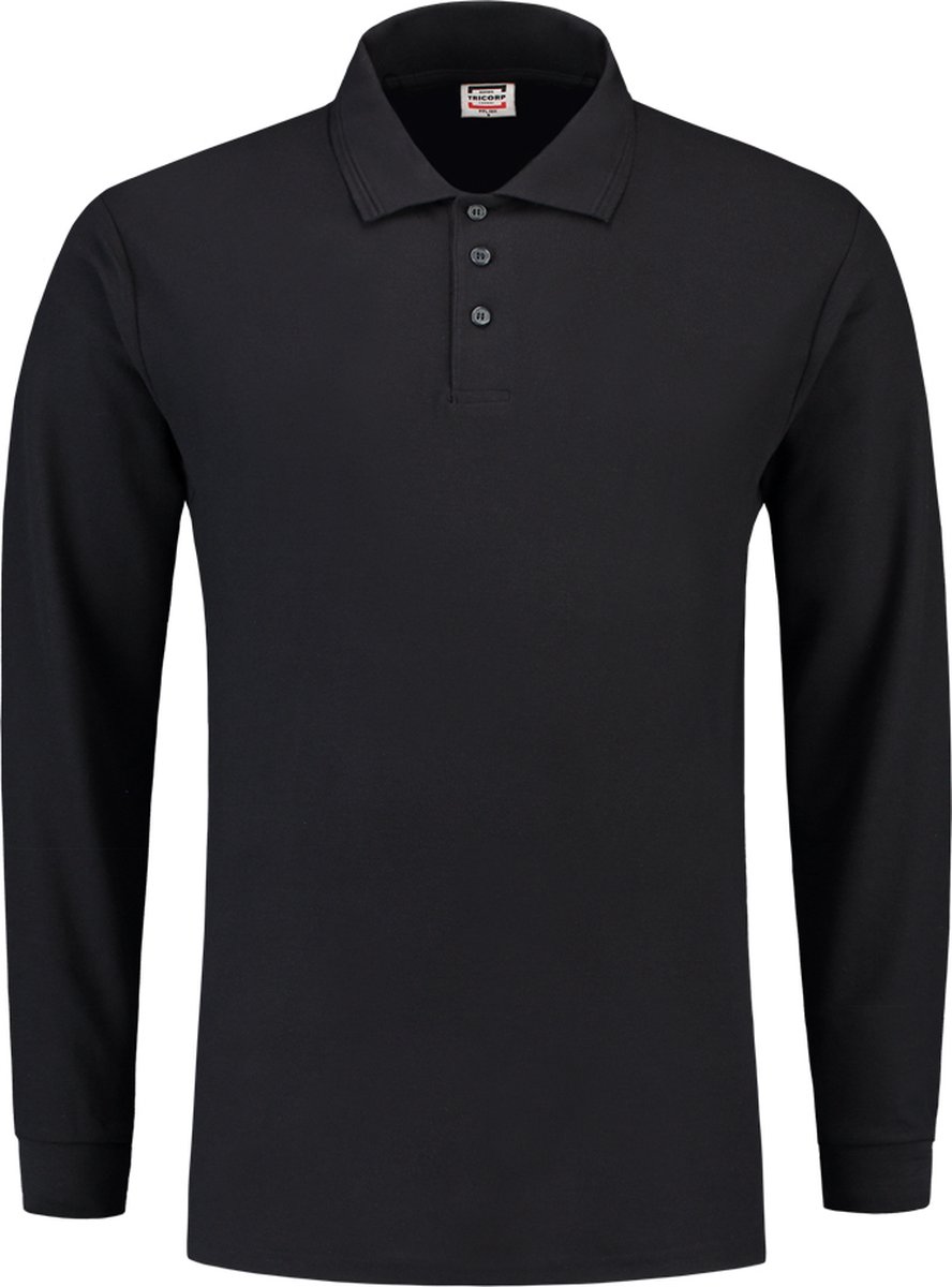 Tricorp Poloshirt 100% Katoen Lange Mouw 201008 Navy - Maat XL
