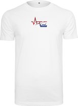 FitProWear Casual T-Shirt Dutch - Wit - Maat XXL/2XL - Casual T-Shirt - Sportshirt - Slim Fit Casual Shirt - Casual Shirt - Zomershirt - Wit Shirt - T-Shirt heren - T-Shirt