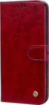 Xiaomi Mi 8 Hoesje - Mobigear - Wallet7 Serie - Kunstlederen Bookcase - Rood - Hoesje Geschikt Voor Xiaomi Mi 8