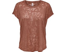 ONLY PLAY - maat S- ONPMARNA LOOSE BURN OUT SS TEE Dames T-shirt