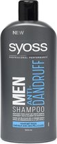 Syoss Antiroos Shampoo Men - Voordeelverpakking 3 x 500 ml