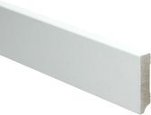 Hoge plinten - MDF - Moderne plint 70x18 mm - Grijs - Voorgelakt - RAL 7016 - Per stuk 2,4m