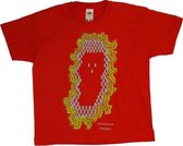 Anha'Lore Designs - Spookje - Kinder t-shirt - Rood - 5/6j  (116)