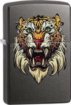 Zippo Tiger / Tijger Sabretooth Tattoo Design Windproof Benzine Aansteker