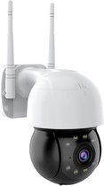Sayn Model 5 - Buiten - Binnen -  2048P -  3MP- Super HD IP beveiligingscamera -  360° -  Bewegingsdetectie - Geluidsdetectie - Voice Intercom -  WiFi camera - IP camera - Nachtzic