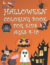 Halloween Coloring Book for Kids Ages 4-10