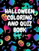 Halloween Coloring and Quiz Book