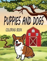 Puppies and Dogs Coloring Book