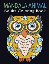 Mandala Animal Adults Coloring Book