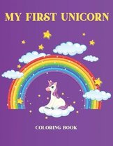 my first unicorn coloring