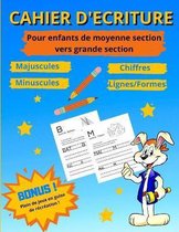 Cahier d'ecriture pour enfants de moyenne section vers grande section