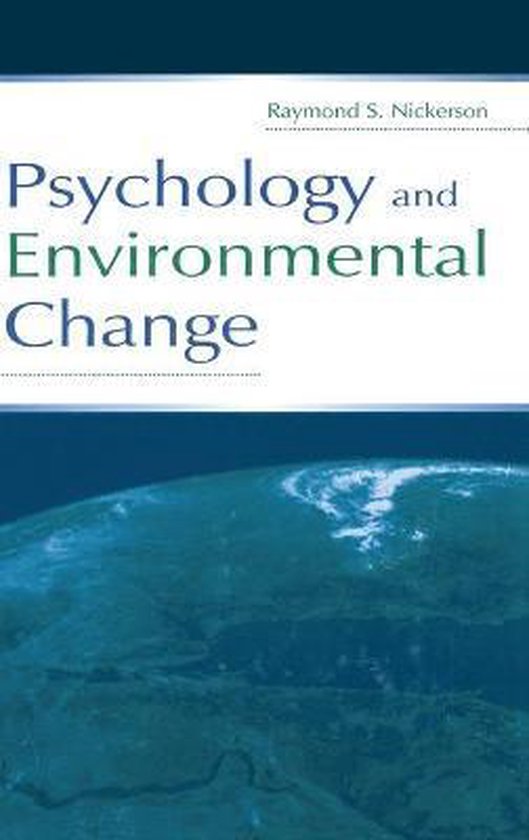 Psychology And Environmental Change - cover